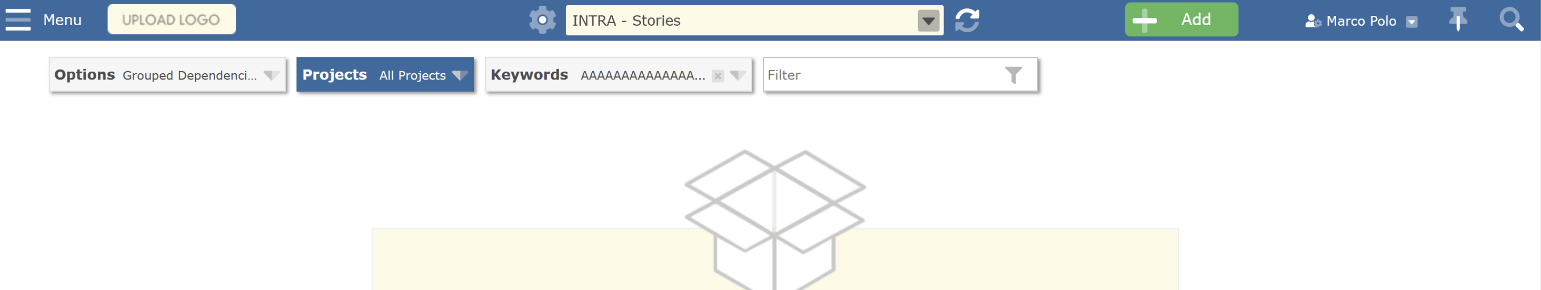 Interaction with search feature